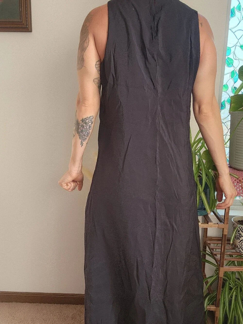 Abercrombie & Fitch Black Maxi Dress Size Medium